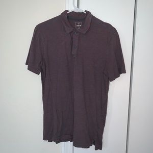Gap grey and red striped polo shirt